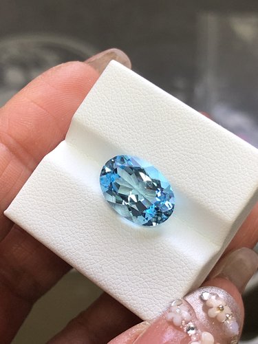 平替海蓝宝的托帕石5.32克拉