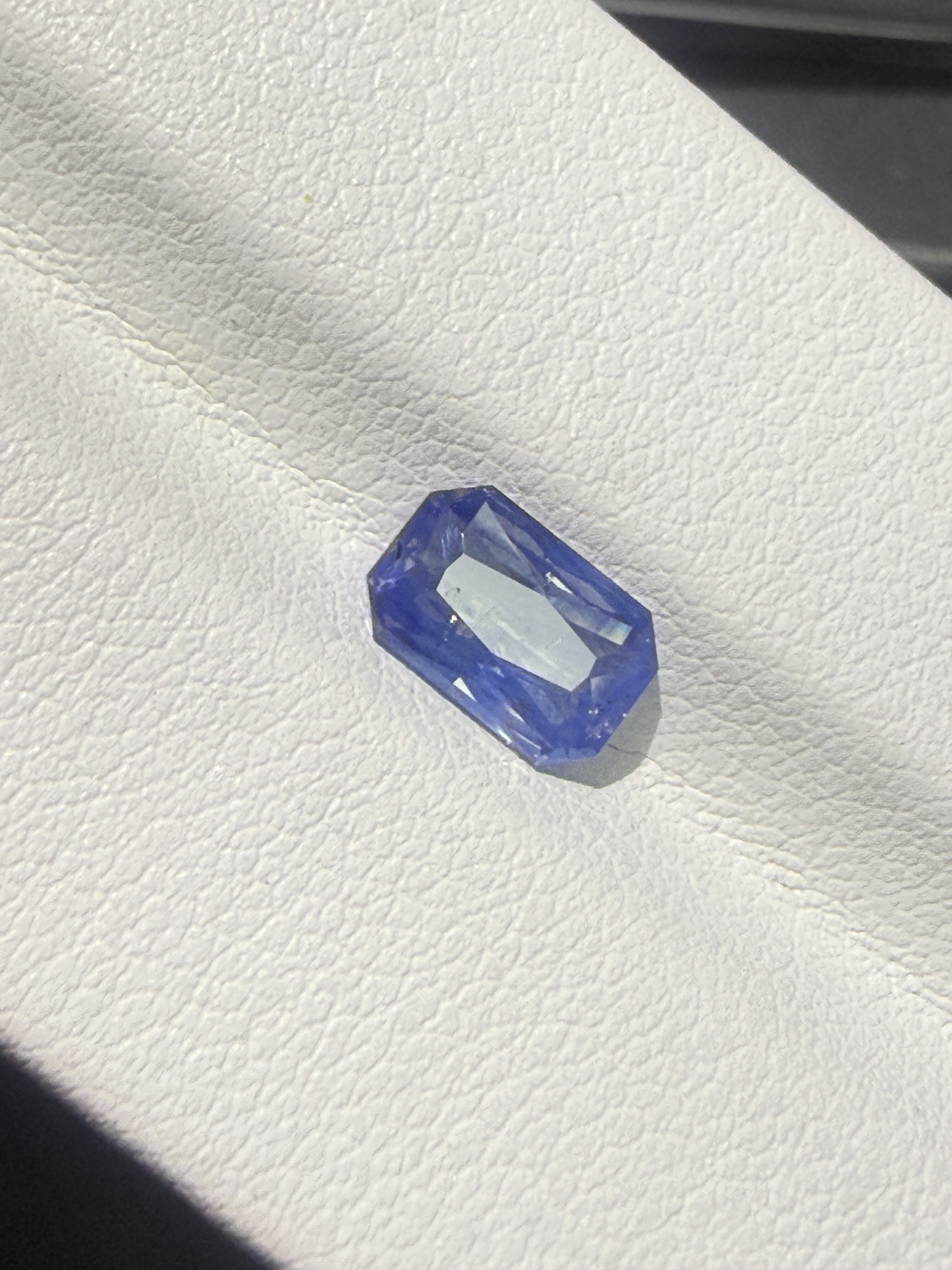 天然无烧蓝宝石奶奶的有一点包体仙气十足1.18克拉雷迪恩切割,珠宝/钻石/翡翠,裸石,淘宝优惠券,粉丝福利购,淘宝优惠卷