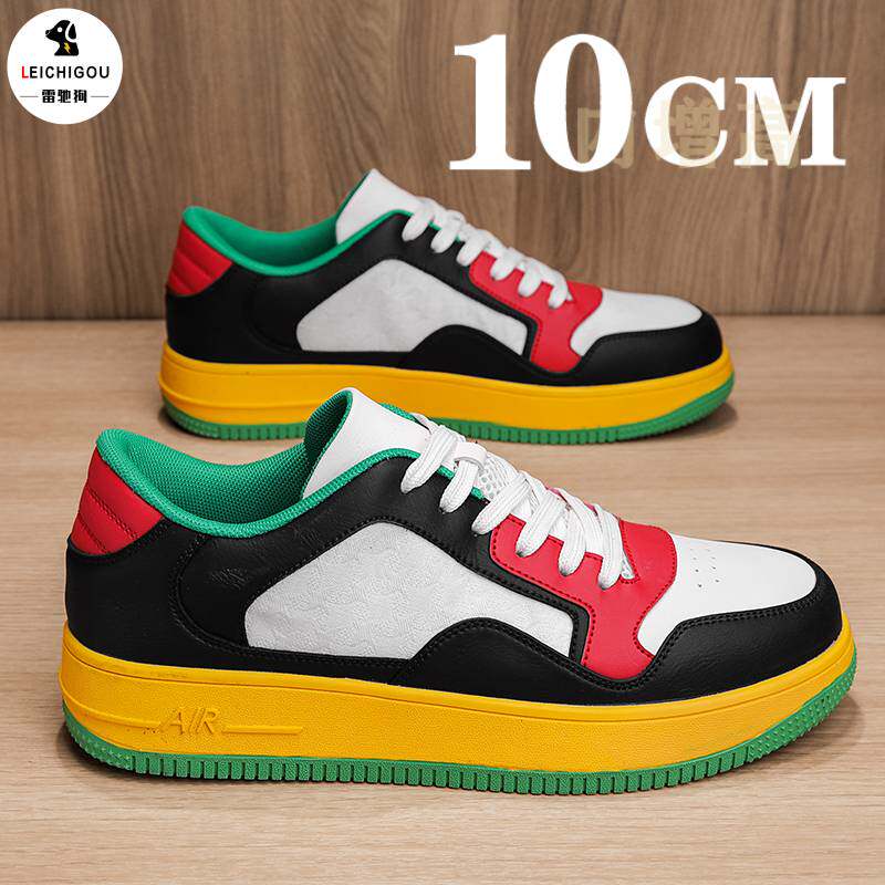 夏季网纱爆款内增高男鞋10cm男士休闲经典款空军板鞋一号运动潮鞋