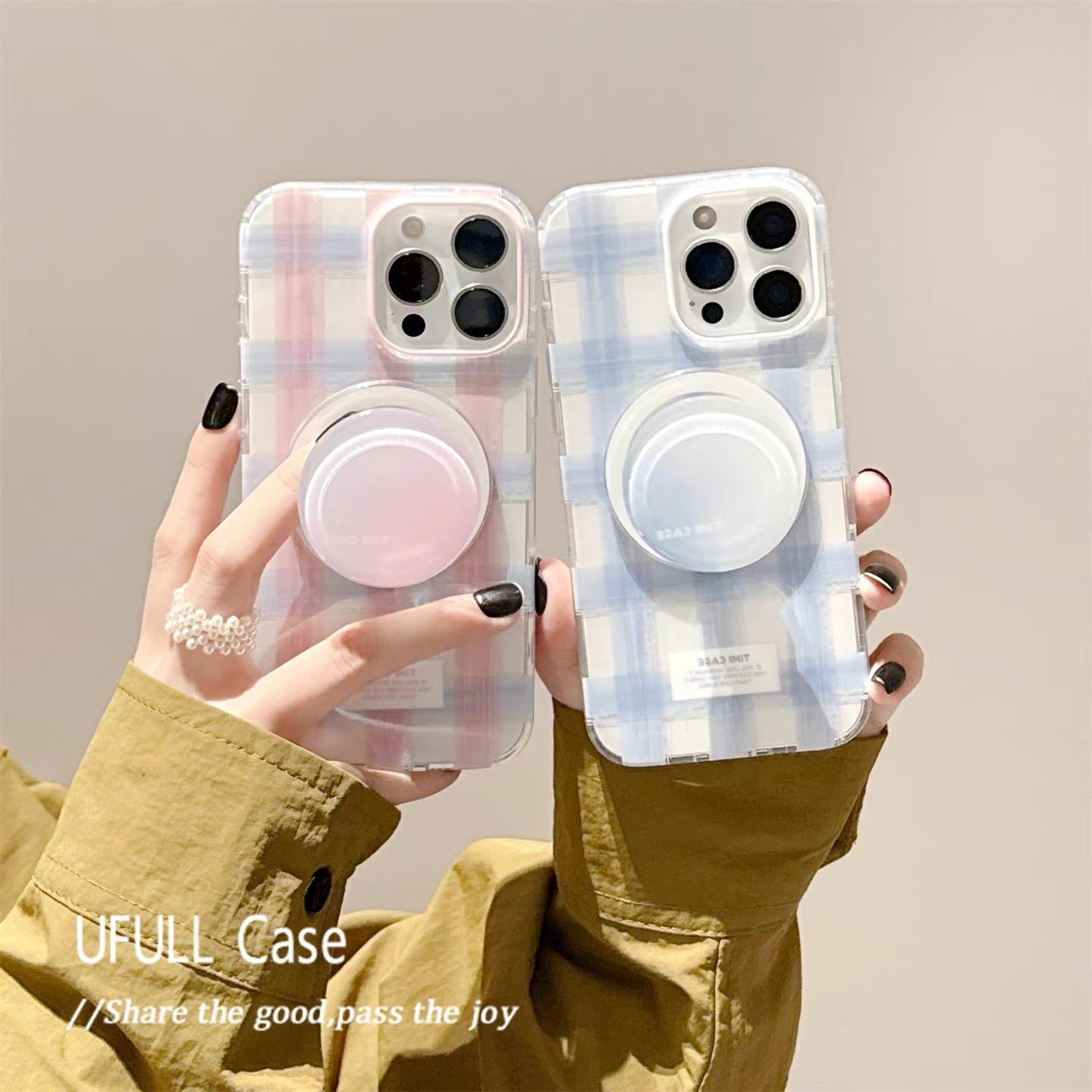 磁吸支架适用华为pocket2折叠屏mateX6手机壳p50三星zflip3/4/5简约VIVOX格纹v荣耀情侣款oppofindn3flip软女