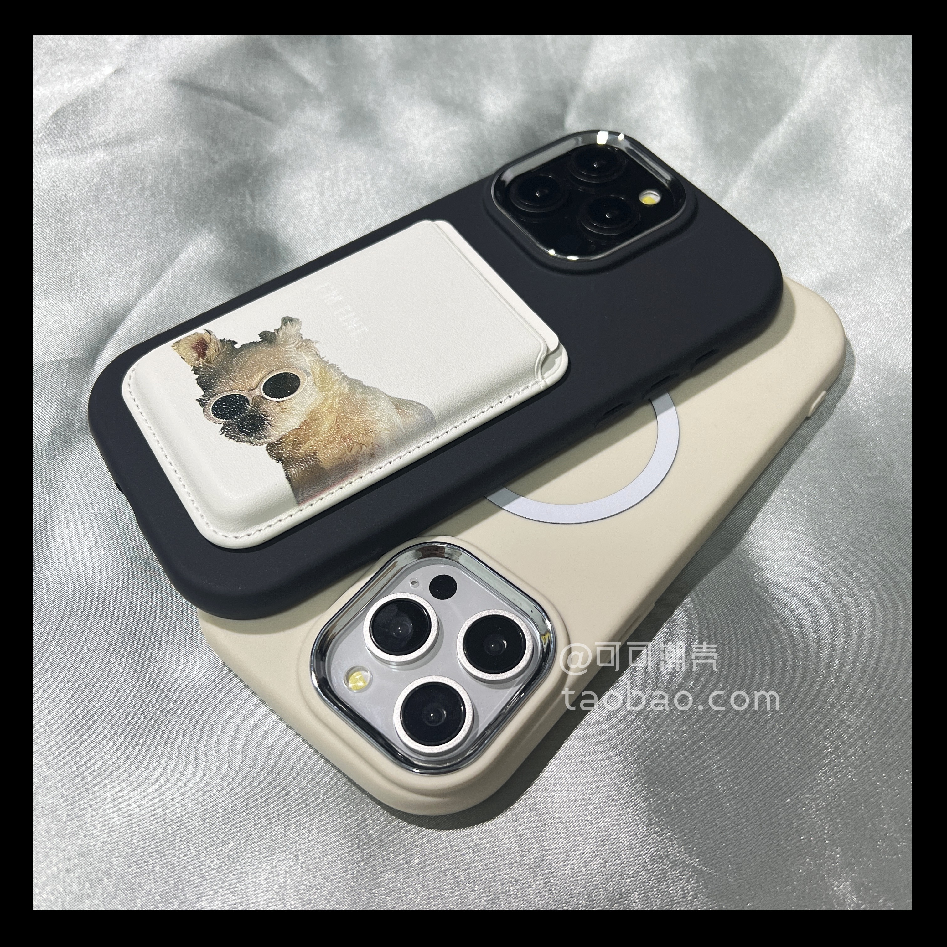 磁吸卡包适用Magic6华为荣耀200手机壳X50i+/90GT墨镜躺平小狗70PRO女40/100软套X30公交饭卡60PRO畅玩20/X10