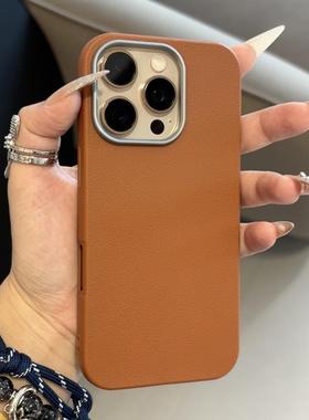 荔枝皮纹硅胶软壳适用小米15pro全包边14U大孔手机壳13pro橙色12/11Ultra防滑K70磨砂防指纹K50/K60仿素皮纹