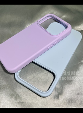 baby婴儿蓝色不会发黄X200PRO MINI适用VIVO X300手机壳S20液态硅胶S30软糯X90纯色X100ultra大孔S18/S17/S19