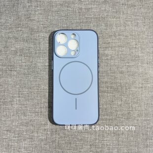 宝蓝色细圈磁吸适用OPPOreno15F手机壳PRO高级14海外国际版3全包A17肤感a6硅胶k12x软Realme9i防摔magsafeC85