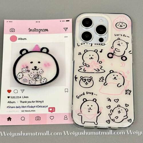 磁吸支架适用三星S25ultra/24/Note20/36吉他自嘲小熊A16音乐S20手机壳A22/23+A71女款S9+S21fe软54/56国际版