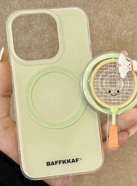 带磁吸支架适用华为荣耀100/90华为magic6pro/80GT手机壳70se/X20/30羽毛兵乓球40i+畅玩50plus软套男女款新