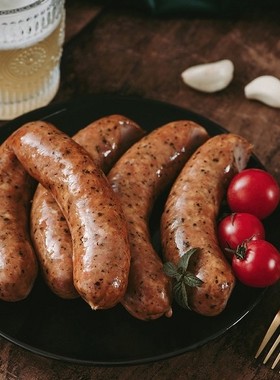 天宝楼滋滋黑椒肠  纯亚麻籽猪肉肠 休闲零食
