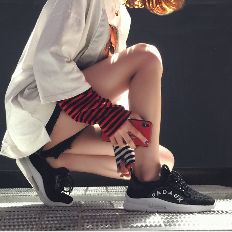 吉祺美ins超火的鞋子老爹鞋 2018夏季新款原宿百搭网面运动鞋女