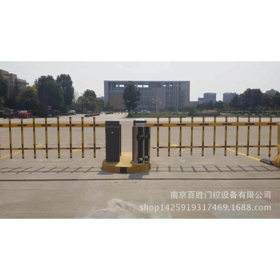 栅栏道闸 层双层电动挡车器自动升降杆]南京百胜大量现货