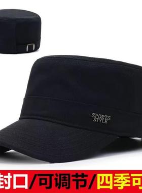 2025秋冬新款平顶帽时尚简约休闲鸭舌帽户外运动帽10221e