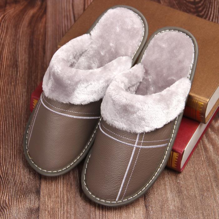 秋冬拖鞋保暖拖鞋女居家棉拖鞋男情侣毛拖上线1020u