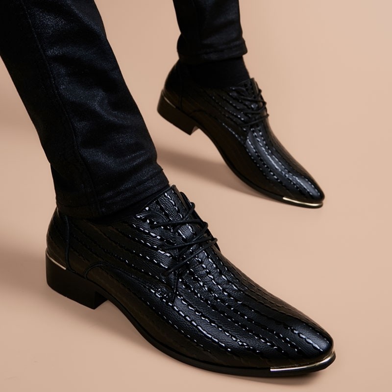 皮鞋男商务冬季尖头正装加绒鞋内增高韩版潮流英伦休闲0729z,流行男鞋,正装皮鞋,淘宝优惠券,粉丝福利购,淘宝优惠卷