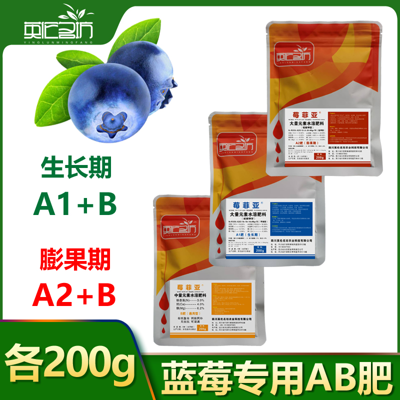 蓝莓专用AB肥硫酸钾型大量元素