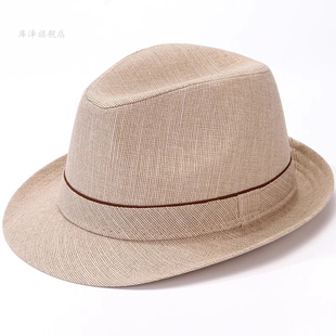 2025新款休闲 遮阳帽中老年人帽子男士夏天礼帽防晒遮阳帽透气凉
