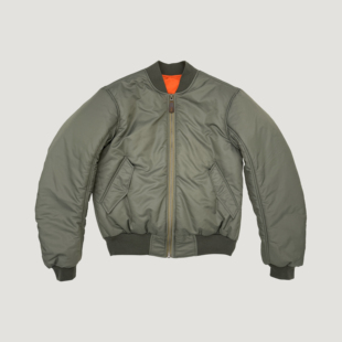 Oxycodone/高密度防水尼龙复古短宽廓形棉服MA1 Bomber飞行夹克