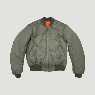 Oxycodone/高密度防水尼龙复古短宽廓形棉服MA1 Bomber飞行夹克