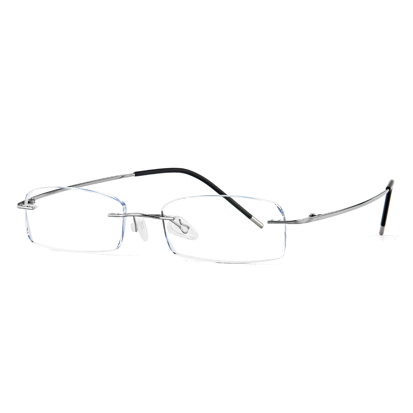 Oxycodone/i老师联名超轻钛框架窄方形防蓝光无框眼镜