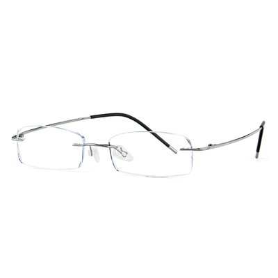 Oxycodone/i老师联名超轻钛框架窄方形防蓝光无框眼镜