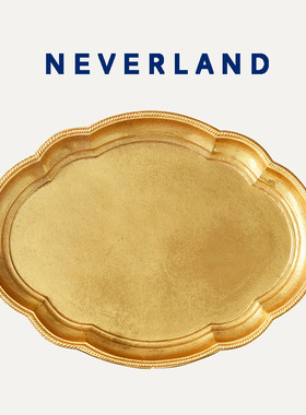 NEVERLAND印度进口手工铸造黄铜摆件装饰果盘收纳|MAHAL