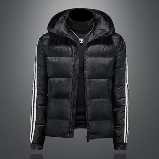 1943s男装官方唯品会正品牌七号仓库冬季连帽保暖羽绒服男士潮流