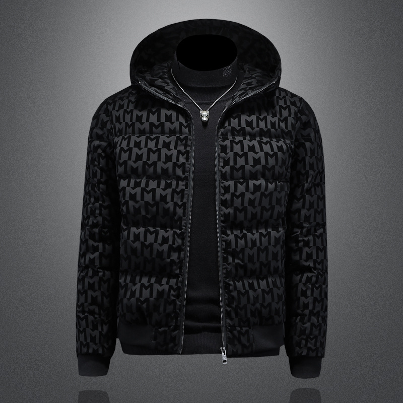 官方ira七彩马2025男装正品牌忘不了高品质90白鸭绒连帽羽绒服