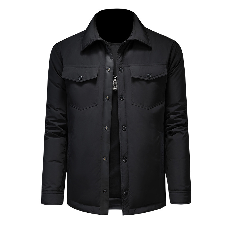 男装高级感痞帅风唯品会官当正品牌曼哈顿羽绒服商务百搭保暖外套