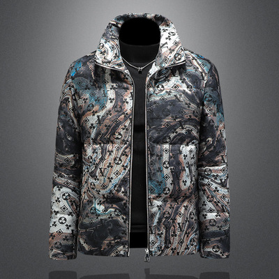 官方ira七彩马2025男装正品牌保暖羽绒服潮流时尚休闲百搭外套