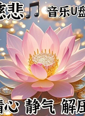 中国风传统慈悲静心音乐优盘高品质优盘车载U盘MP3格式