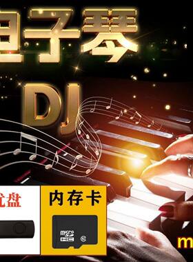 车载电子琴dj纯音乐u盘TF内存卡重低音纯音乐高音质伴奏优盘音箱