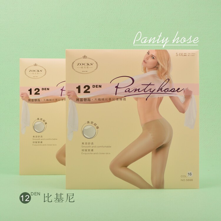 索克思超薄透肉zocks连裤袜12D图片