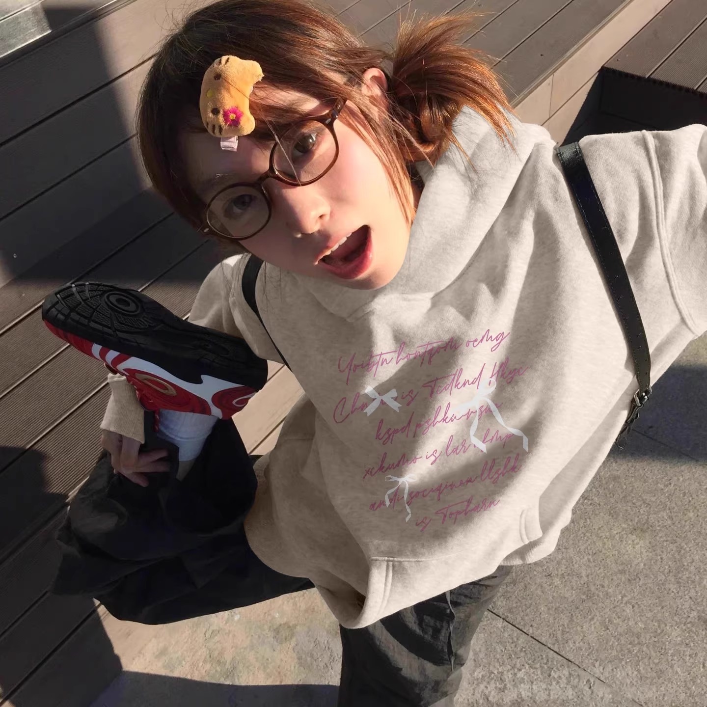 【送运费险】原创连帽卫衣女秋冬