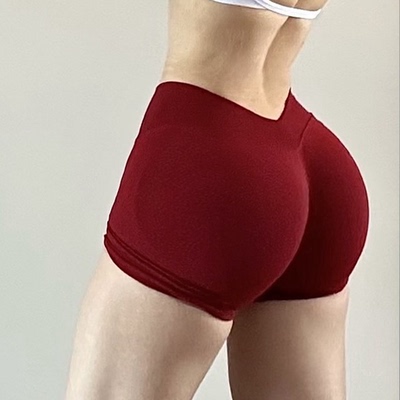 后V腰高弹臀王瑜伽短裤