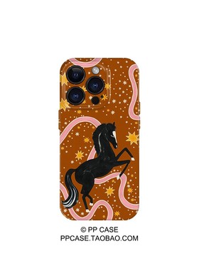 文艺星星黑马 适用苹果17手机壳菲林二合一nova13华为p80mate70小米15小众opporen14vivo荣耀300iPhone16新款