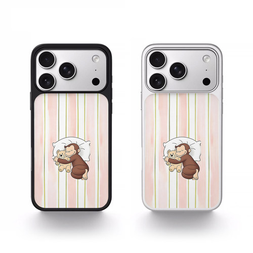 好奇乔治卡通磁吸iPhone手机壳