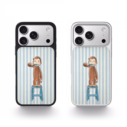 好奇猴乔治磁吸iPhone17手机壳