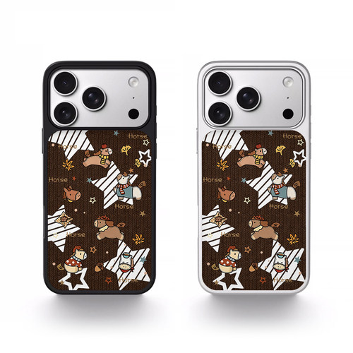栗棕星星小马原创磁吸手机壳