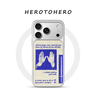 蓝色余温 适用苹果手机壳17promax磁吸iPhone16新款创意15文艺复古14小众不撞款13艺术12高级感手机壳巨好看