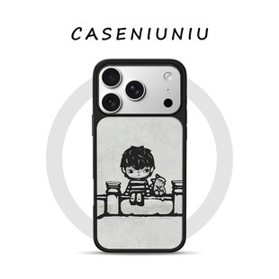 高级14小众不撞款 16简约潮酷15个性 13手机壳防摔 适用苹果华为小米手机壳磁吸iPhone17promax新款 Hirono小野