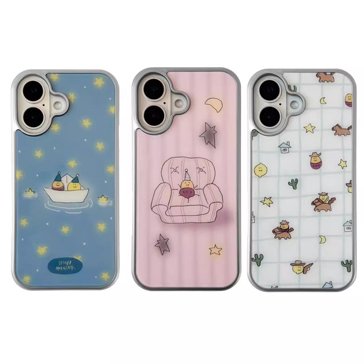 星星人秋冬新款ins手机壳适用苹果iPhone17promax小米17promax软边16防摔15原创14可爱13保护套12/11