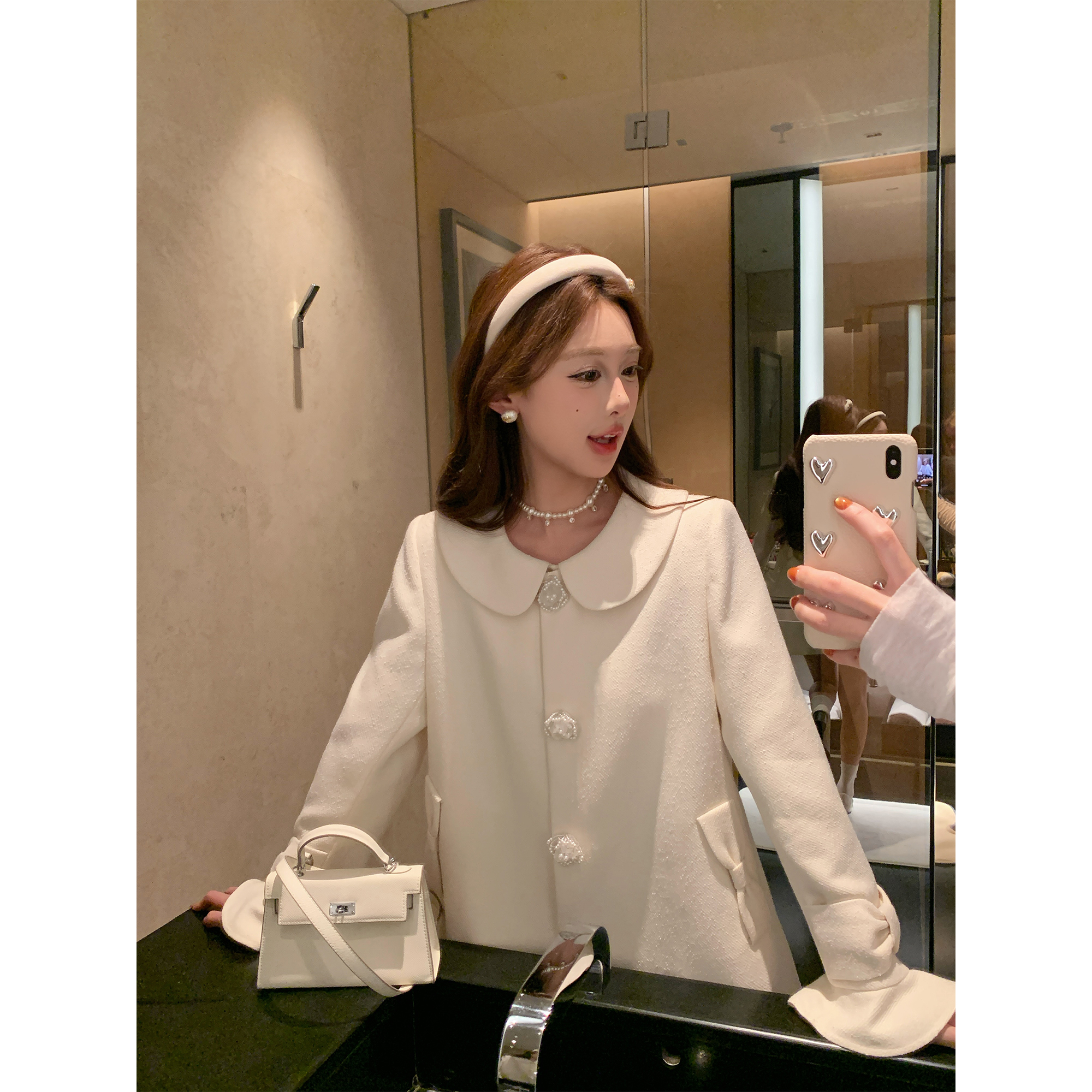 夏天家喇叭袖宽松小香风外套女