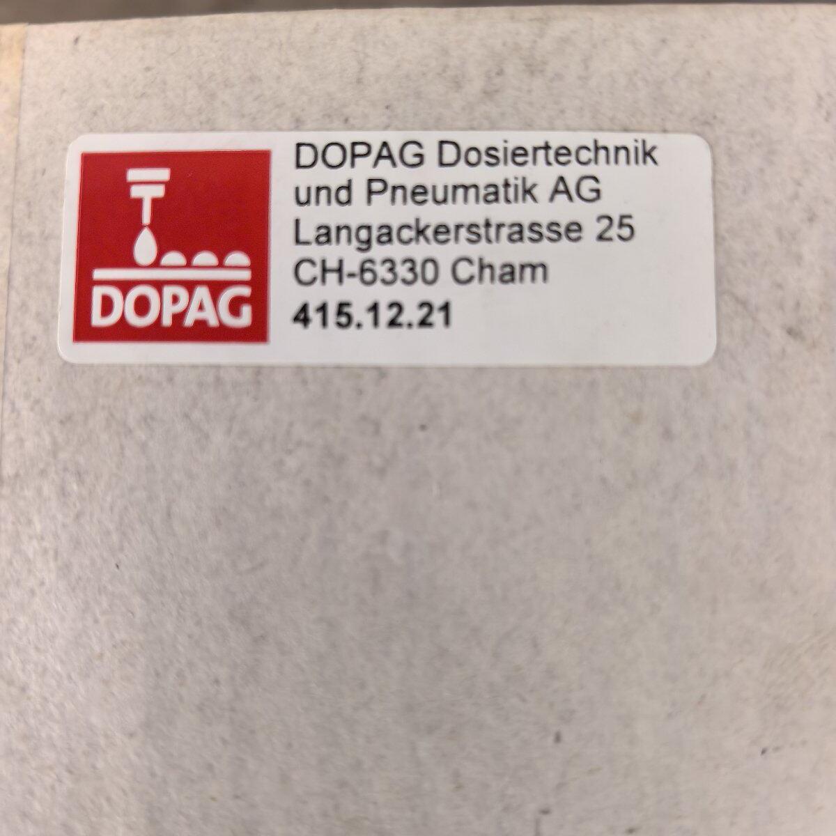 415.12.21 DOPAG德派计量阀门 油脂定量阀议价维修图片