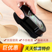 皮具清洁保养抛光家用多功能鞋 神器皮鞋 油刷 刷懒人擦鞋 双面海绵鞋