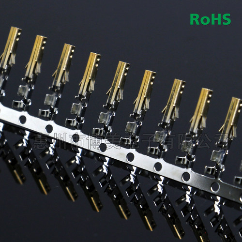 博美-工厂供应5557低脚半镀金母端子3900-0039插簧10000只/盘镀金