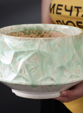 陶瓷花盆客厅家用桌面摆放轻奢高级感蝴蝶兰套盆绿植花卉专用花盆