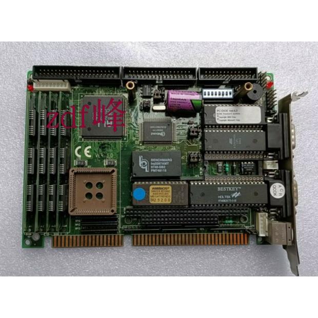 AM386SX-40 386 ISA半长卡电脑工控机设备主板 PC-DOS ver6.3包好