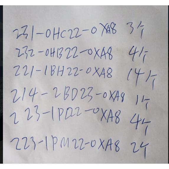 231-0HC22-0XA8/232-0HB22-0XA8/221-1BH22-0XA8/223-1PL22-0XA8