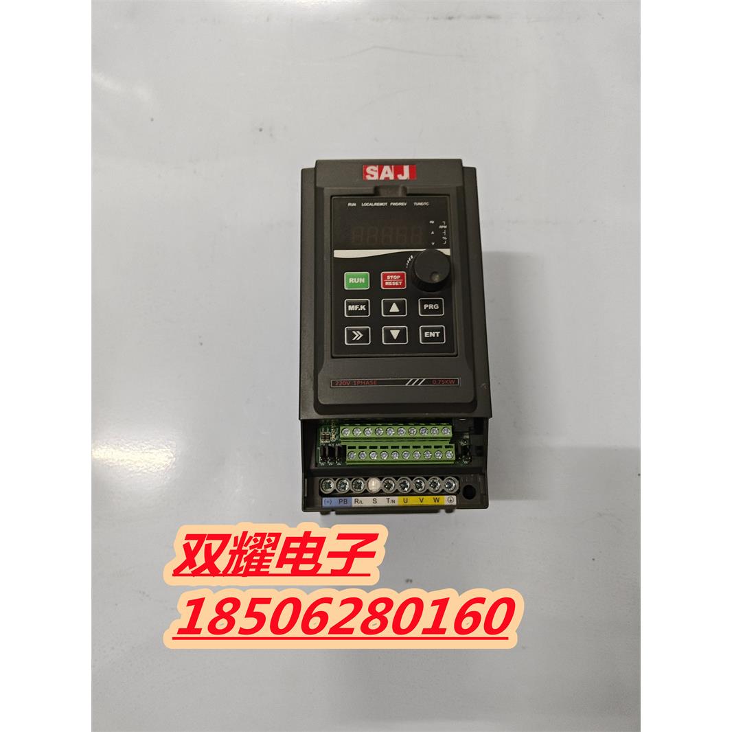 SAJ三晶变频器 VM1000B-2SR75GB 220v 0.75kw 质量保证现货二手