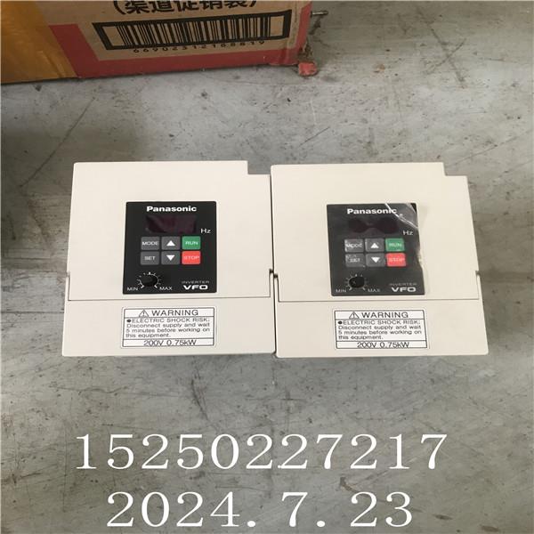 松下VFO变频器 220v 0.75Kw BFV00072GK 实物拍摄功能包好现货