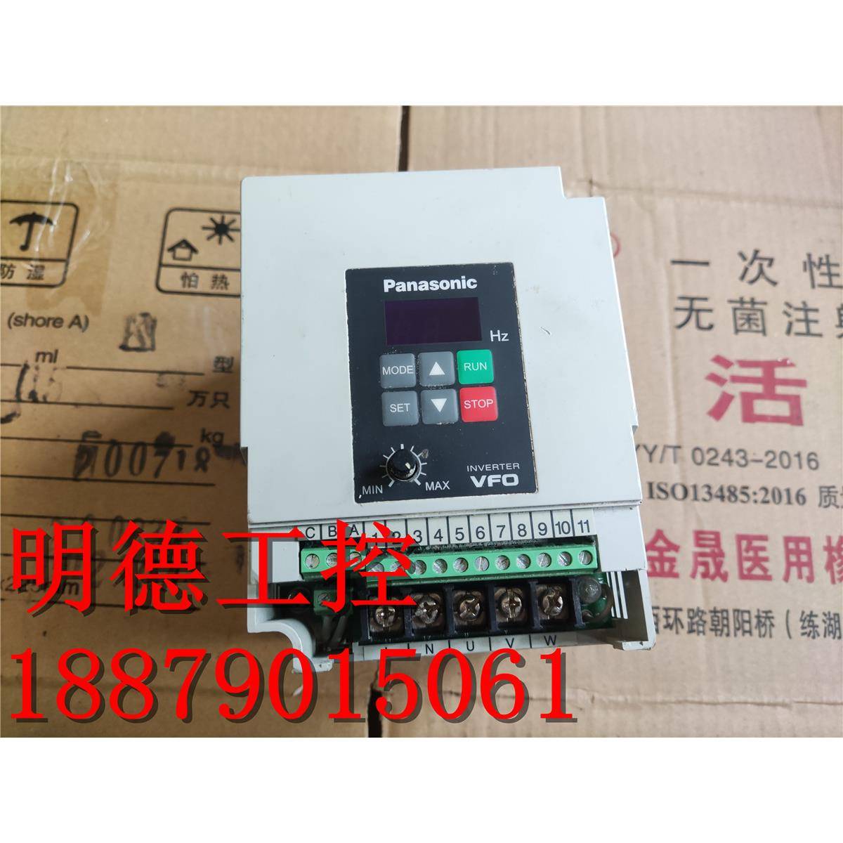 松下变频器 BFV00072GK 0.75KW 220V 现货 包好VFO 无维修