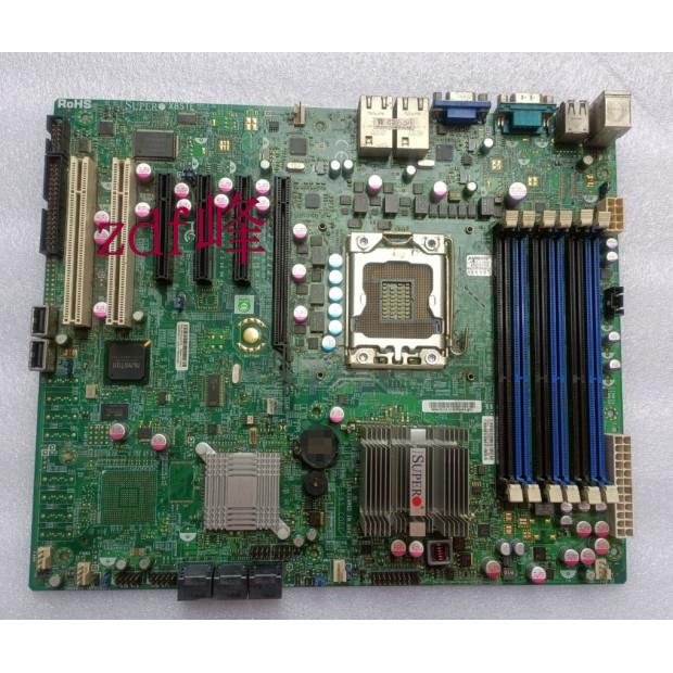 超微 X8STE REV 2.00单路服务器电脑主板 X58芯片组支持1366针 现